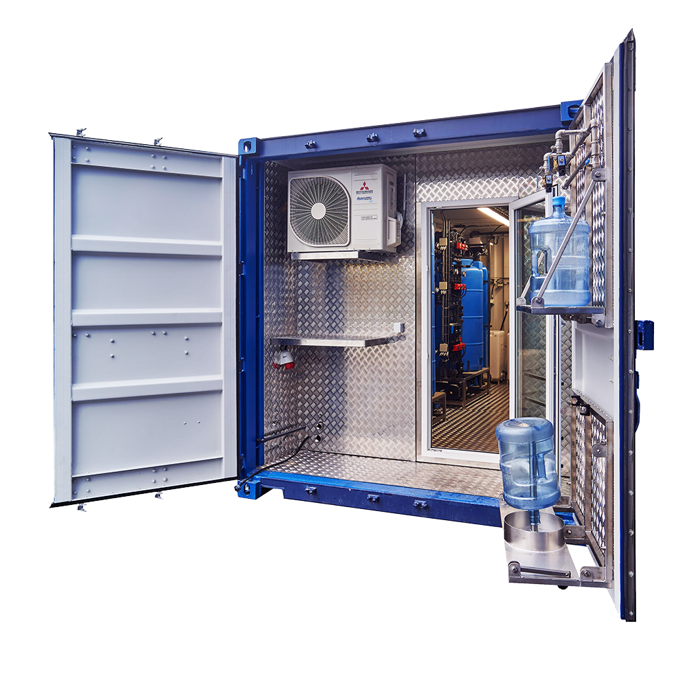 Водоочистная система-контейнер для производства питьевой воды — фото 2  Водоочистная система-контейнер для производства питьевой воды — фото 2